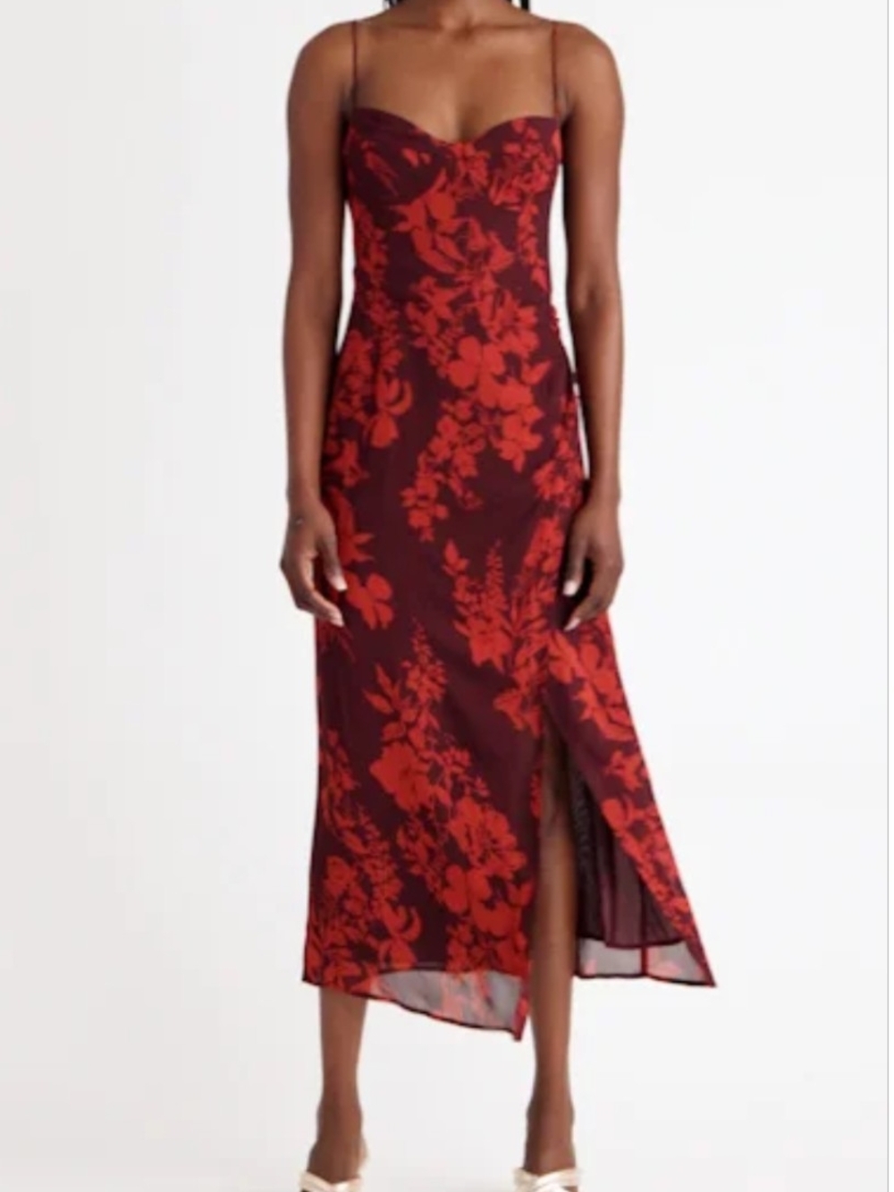 Reformation Kourtney Midi Dress - Size 4